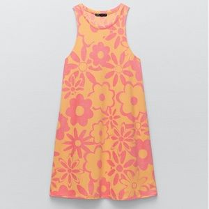 Zara Floral Terrycloth Dress